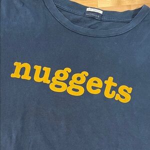 MOTHER denim goodie goodie blue nuggets tshirt Medium USA